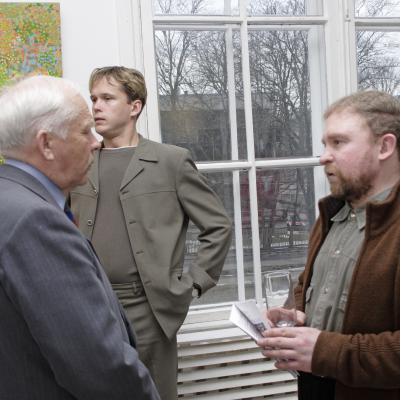 Ove Büttneri isikunäituse avamine Kastellaanimaja galeriis – märtsi lõpus 2005 